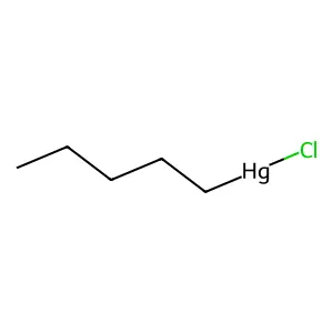 Mercury, chloropentyl- structure