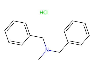 N-Methyldibenzylamine hydrochloride structure