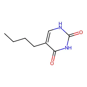 2,4(1H,3H)-Pyrimidinedione, 5-butyl- structure