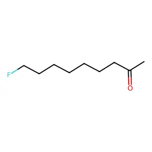 2-Nonanone, 9-fluoro- structure