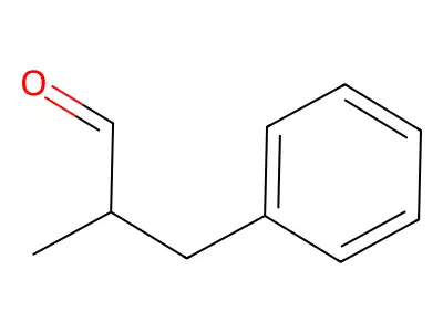 2-Methyl-3-phenylpropionaldehyde structure