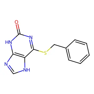 6-(Benzylthio)-purin-2-ol structure