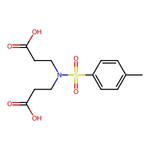 3,3'-(Tosylazanediyl)dipropanoic acid structure