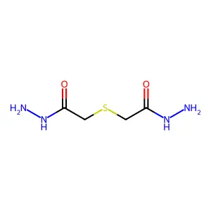 Thiobis(acetohydrazide) structure