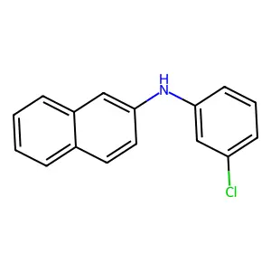 2-Naphthalenamine, N-(3-chlorophenyl)- structure