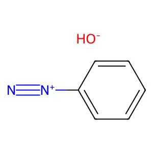 Benzenediazonium hydroxide structure