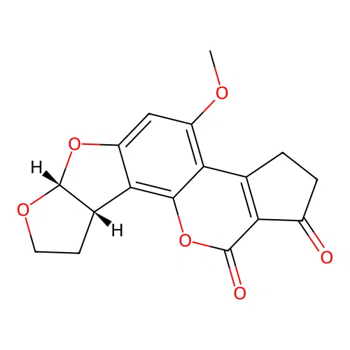 Aflatoxin B2 structure