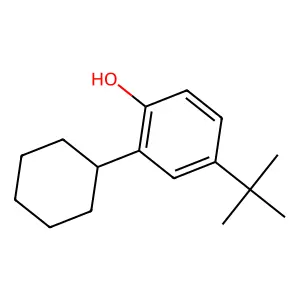 4-tert-Butyl-2-cyclohexylphenol structure