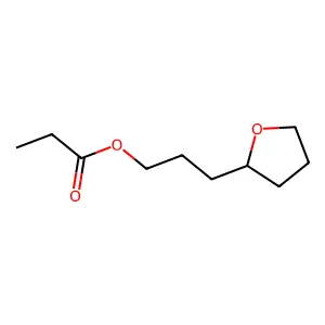 Propionic acid, ester with tetrahydro-2-furanpropanol structure