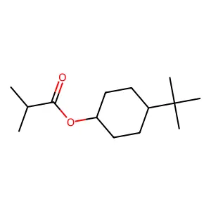 4-tert-Butylcyclohexyl isobutyrate structure