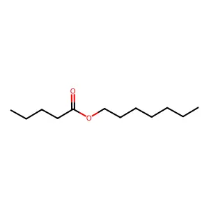 Heptyl valerate structure