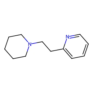 2-(2-(1-Piperidinyl)ethyl)pyridine structure