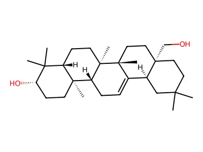 (+)-Erythrodiol structure