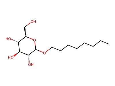 Octyl glucopyranoside structure