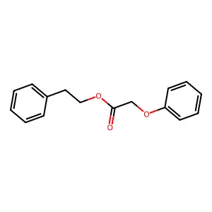 2-Phenylethyl phenoxyacetate structure