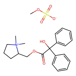 Poldine methylsulfate structure