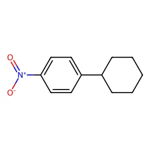 1-Cyclohexyl-4-nitrobenzene structure