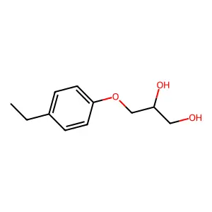 1,2-Propanediol, 3-(p-ethylphenoxy)- structure
