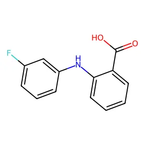 2-((3-Fluorophenyl)amino)benzoic acid structure