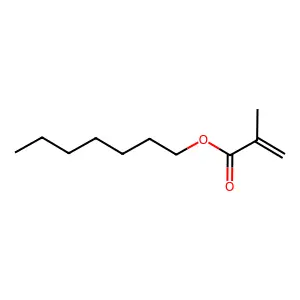 Heptyl methacryate structure