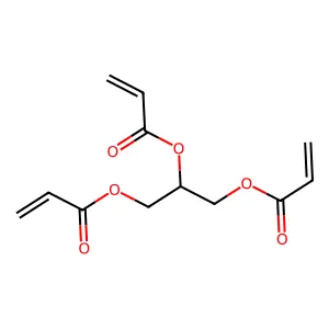 2-Propenoic acid, 1,1',1''-(1,2,3-propanetriyl) ester structure