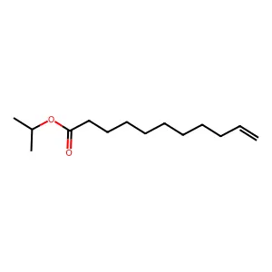 Isopropyl undecylenate structure