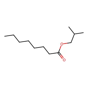 Isobutyl octanoate structure