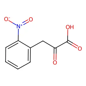 3-(2-Nitrophenyl)-2-oxopropanoic acid structure