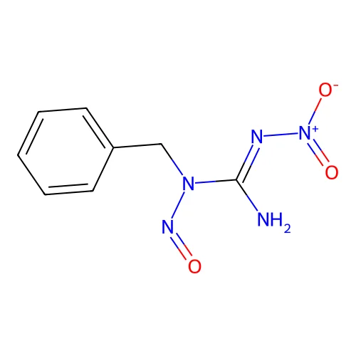 1-Benzyl-2-nitro-1-nitrosoguanidine structure