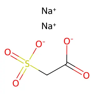 Disodium sulfoacetate structure