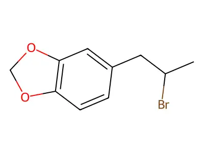1,3-Benzodioxole, 5-(2-bromopropyl)- structure