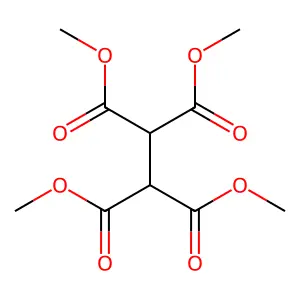 Tetramethyl ethane-1,1,2,2-tetracarboxylate structure
