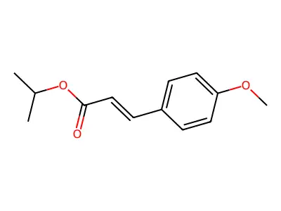 Isopropyl-p-methoxycinnamate structure