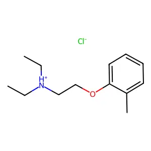 Diethylamine, N-o-tolyloxyethyl-, hydrochloride structure