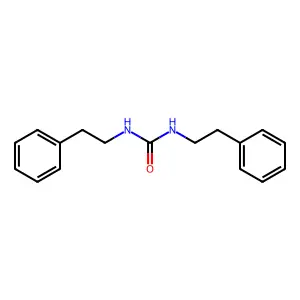 N,N'-Bis(2-phenylethyl)urea structure