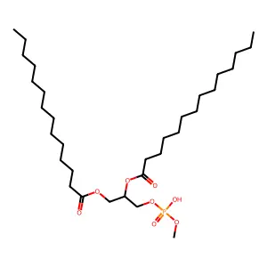 Dimyristoylmethylphosphatidic acid structure