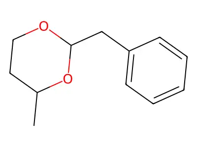 1,3-Dioxane, 4-methyl-2-(phenylmethyl)- structure