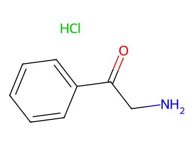Phenacylazanium;chloride structure