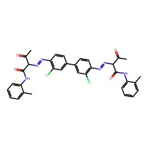 C.I. Pigment Yellow 14 structure