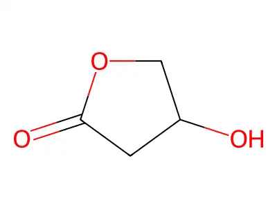 3,4-Dihydroxybutanoic acid gamma-lactone structure