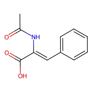 2-(Acetylamino)-3-phenyl-2-propenoic acid structure