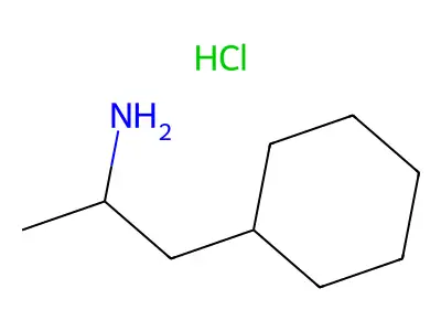 Cyclohexaneethylamine, alpha-methyl-, hydrochloride, (+-)- structure