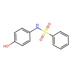 N-(4-Hydroxyphenyl)benzenesulfonamide structure