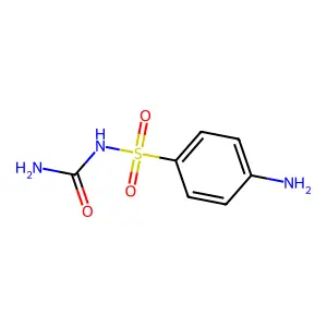 Sulfacarbamide structure