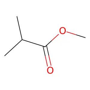 Methyl isobutyrate structure