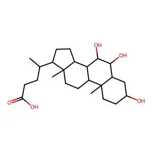 Hyocholic Acid structure