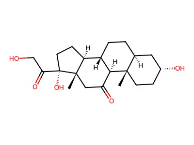Allotetrahydrocortisone structure