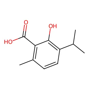 o-Thymotic acid structure
