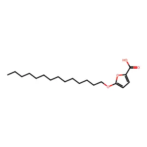 5-(Tetradecyloxy)-2-furoic acid structure