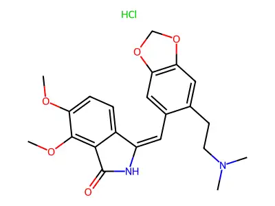Methylhydrastimide hydrochloride (1:1) structure